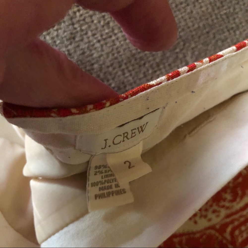 JCrew orange skirt - Picture 5 of 7